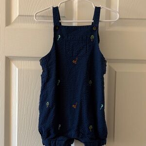 Janie and Jack Navy Blue Kids Romper